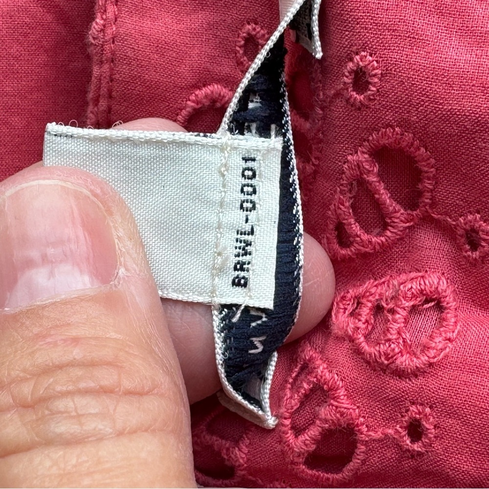 Feminine‎ Eyelet A Line Skirt Coral Banana Republic Size 8 - Picture 5 of 14